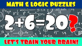 Math & Logic Puzzles to Train Your Brain! screenshot 1