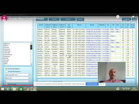 Comment RECUPERER des ADRESSES EMAILS qualifiées avec google maps email extractor tuto mon avis!