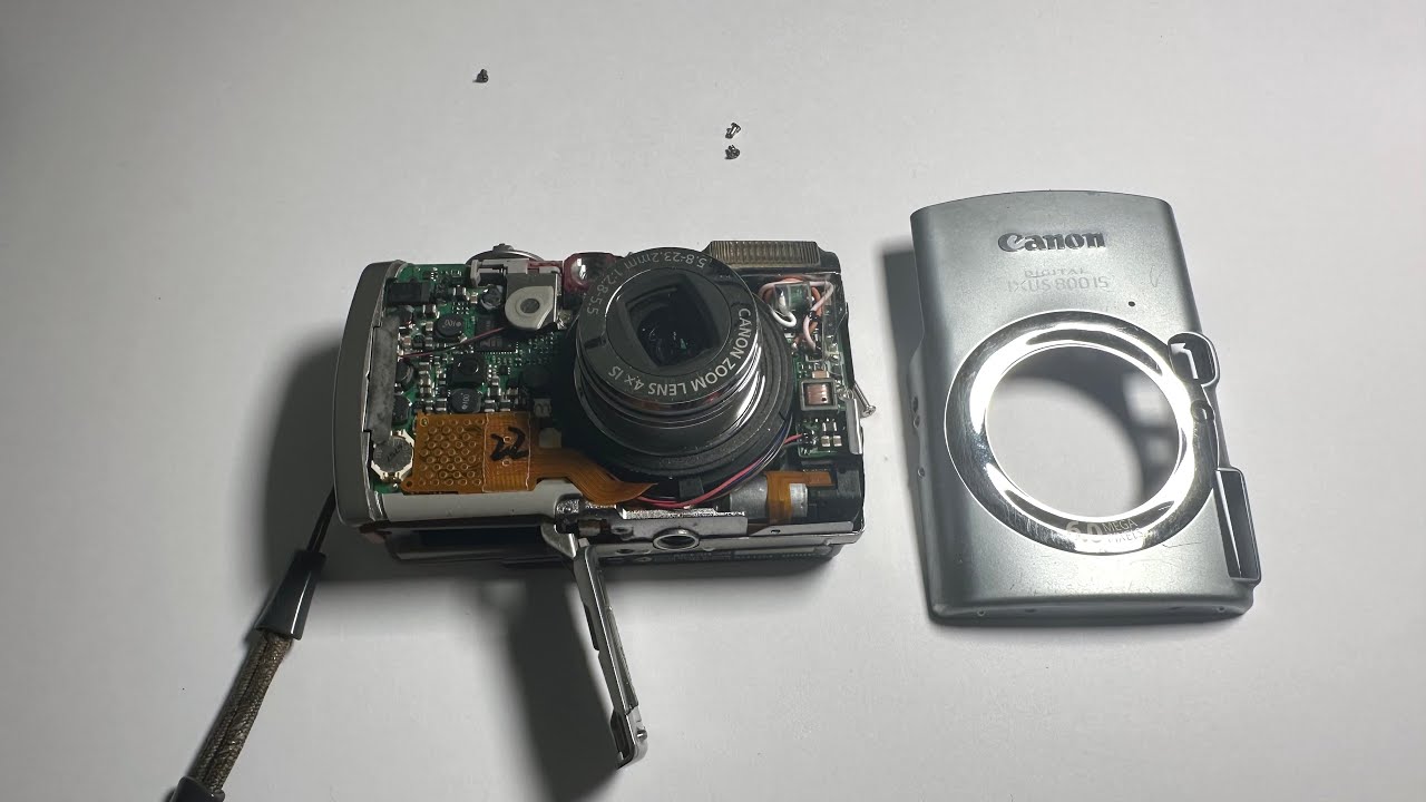 Canon Digital Ixus IS 800 Disassembly - YouTube