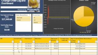 ProjectNote® 2014: Inserting a Change Order