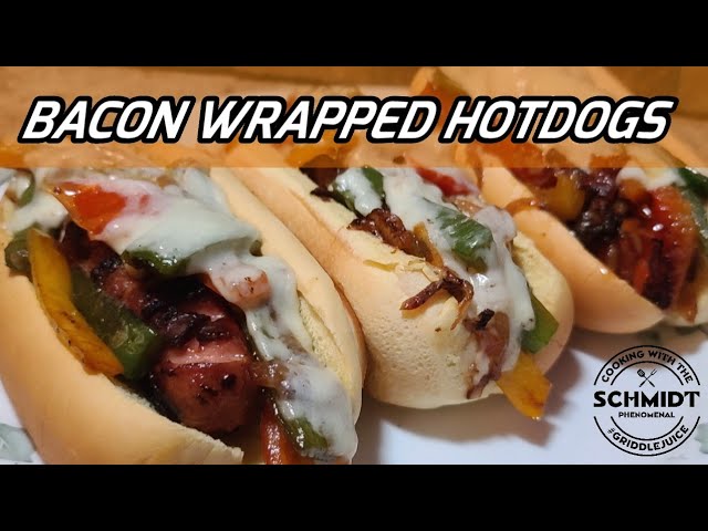 Bacon-Wrapped Hot Dogs (BLT-Style) - No Spoon Necessary