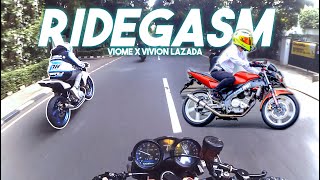 KAUM SUNMORI ‼️ KEMBALI RIDDING PAGI NAIK VIOME BARENG VIXION LAZADA