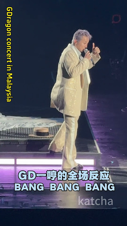 This is whole stadium react when  #GD make that noise #GDragon 一哼的威力，全場齊ho #馬來西亞 #演唱會 #bigbang