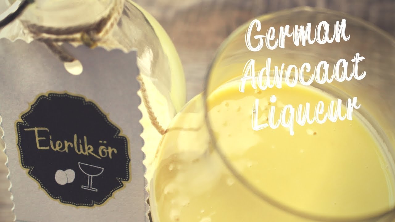 German Egg Liqueur - Advocaat Style 