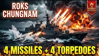 ROKS Chungnam Frigate Gameplay | 4 Missiles + 4 Torpedoes | Modern Warships | No Commentary