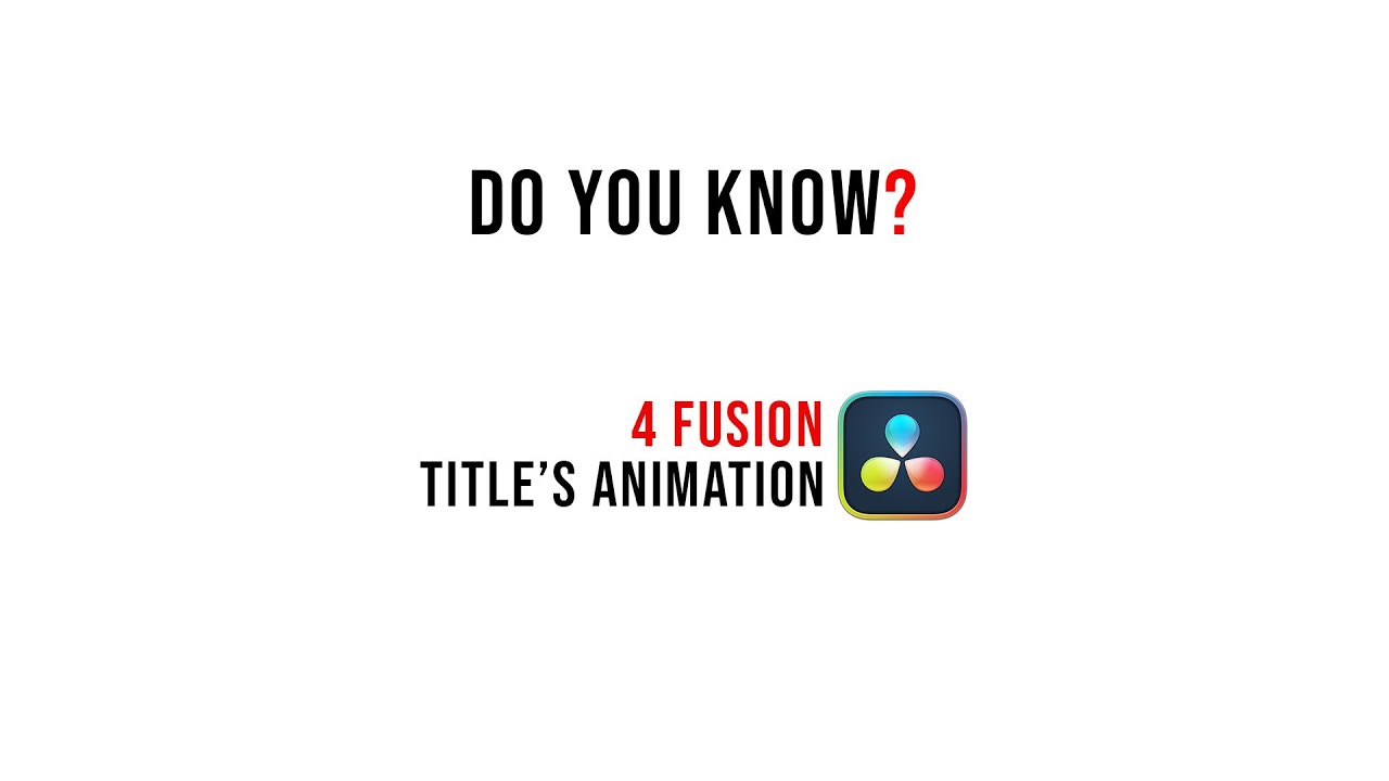 4 Amazing Text Animations in DaVinci Resolve Fusion | Easy & Pro Effects