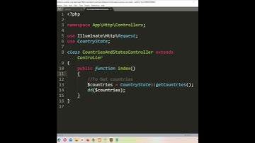 Laravel 10 - Get Countries and States in Laravel
