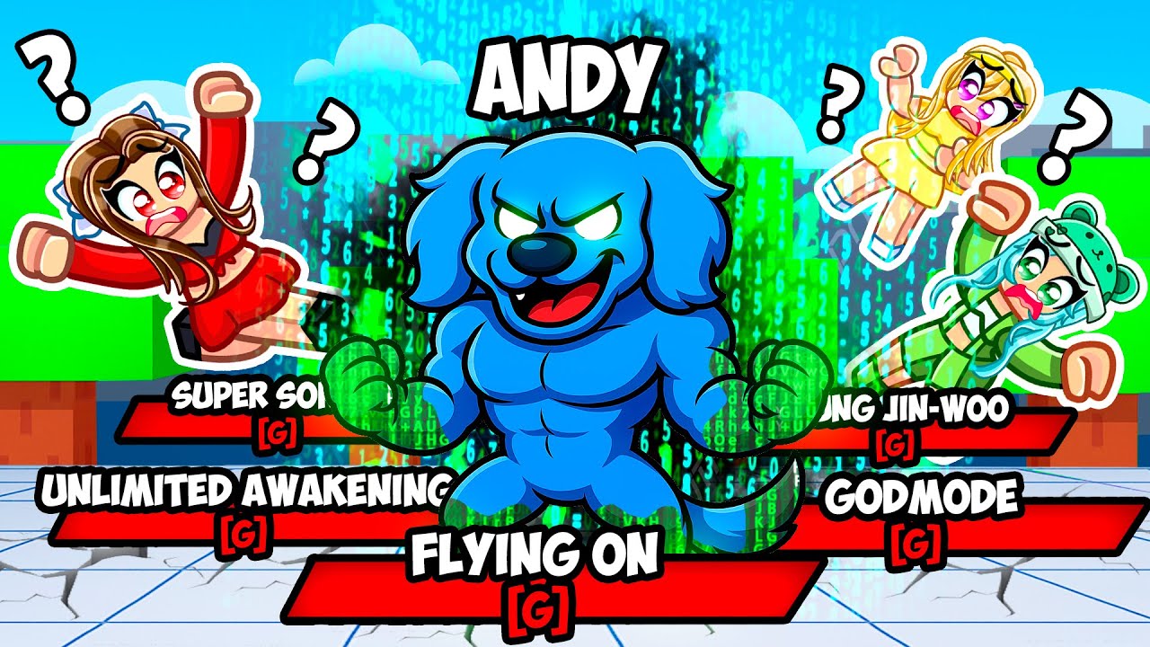 I Became A DOG Then Used HACKS In Strongest Battlegrounds!