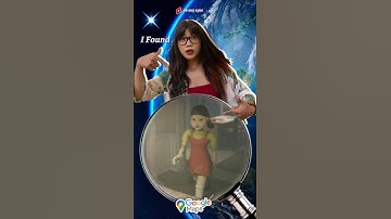 I Found Squid Game Doll in your House on Google Earth!😱😳Geo at the end📍#squidgame3 #shorts