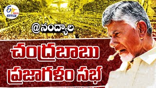 🔴LIVE: నంద్యాలలో చంద్రబాబు ప్రజాగళం సభ | Chandrababu Prajagalam Public Meeting At Nandyala