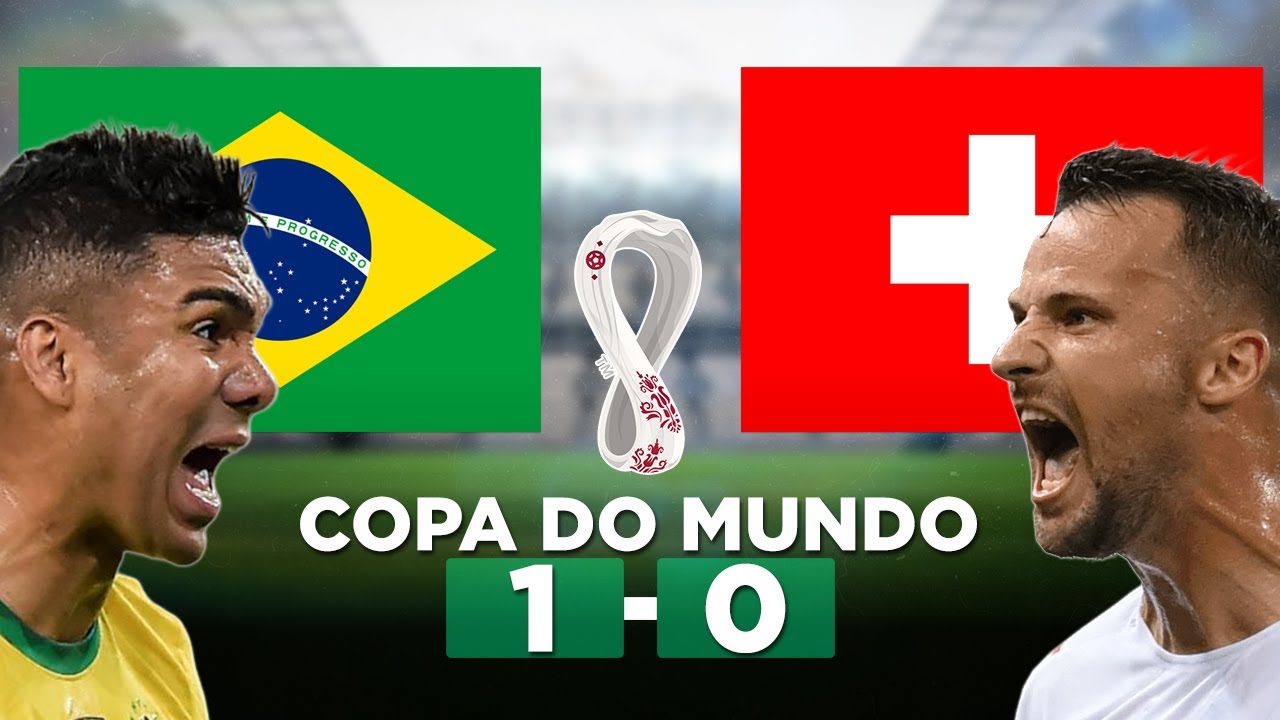 BRASIL E SUIÇA AO VIVO - COPA DO MUNDO 2022 AO VIVO - 2ª RODADA 