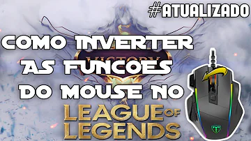 Como alterar o botão do mouse no LoL?