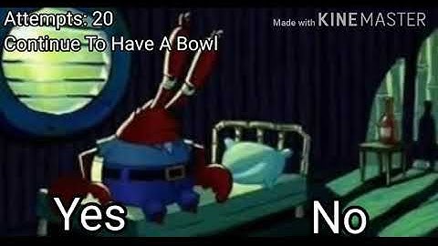 Have A Bowl Ms Cheeks (PC Bootleg) Continue & Game Over