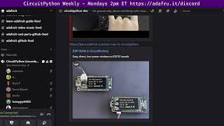CircuitPython Weekly Meeting for August 11, 2025 @circuitpython #circuitpython #adafruit