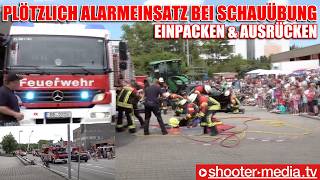 🚨🚨  ALARM bei FEUERWEHRFEST & VORFÜHRUNG - FEUERWEHR BÖBLINGEN  🚨🚨 | 🚒 WLF Werkfeuerwehr Mercedes 🚒 screenshot 5