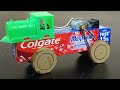DIY Mini Electric Car Made from Toothpaste Box