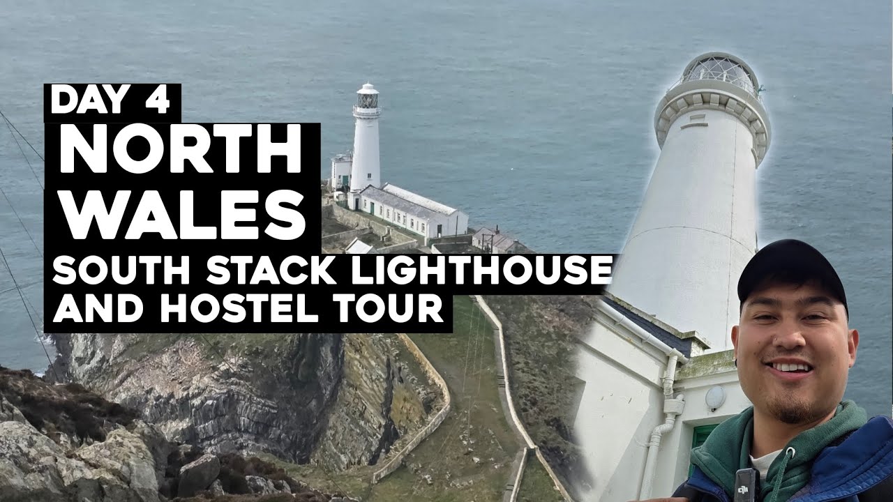 VLOG: North Wales / INSIDE South Stack Lighthouse, & Dinorwig Hostel Tour