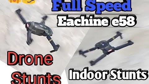 dji Mavic 2 clone/ eachine e58 drone full stunts with full speed mini Mavic 2