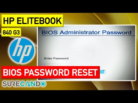 HP EliteBook 840 G3 Password Reset BIOS motherboard