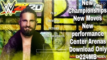 Wwe 2k20 WR3D MOD download only 224mb