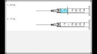 Math 117 : Chapter 8 #3, #4 (Math For Allied Health Tutorial : Hypodermic Syringes)
