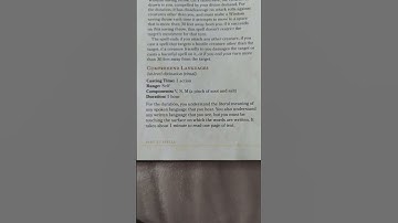 Comprehend Languages - DnD 5e