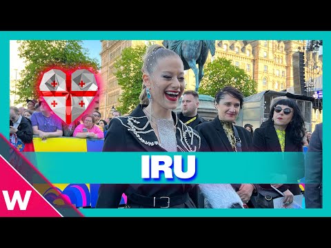 Iru (Georgia) @ Eurovision 2023 Turquoise Carpet Opening Ceremony | Interview