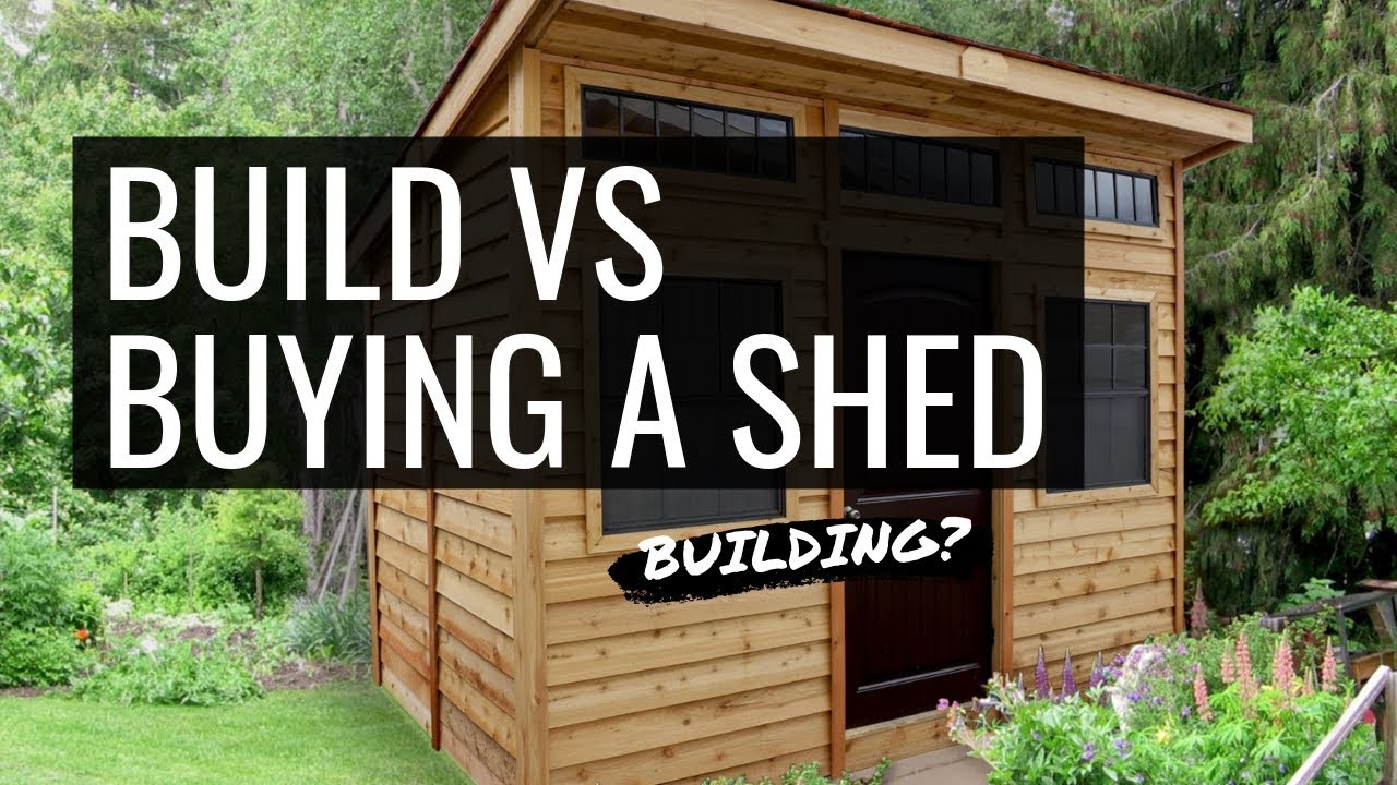 Is It Cheaper To Buy Or Build Your Own Shed - 10 X16 Backyard Shed ...