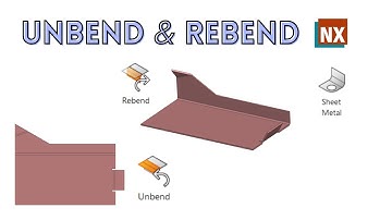 Unbend & Rebend | How to use Unbend & Rebend in NX | NX CAD |