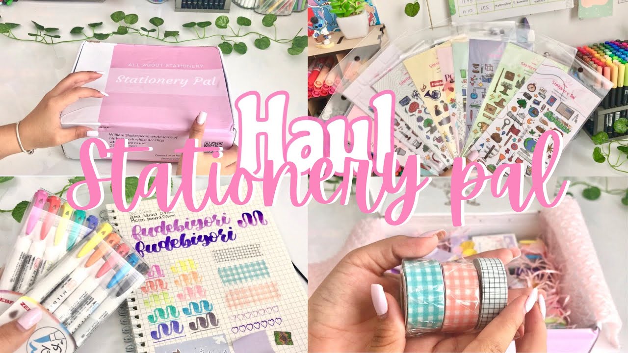 Haul de Stationery Pal 📒🖍 YouTube