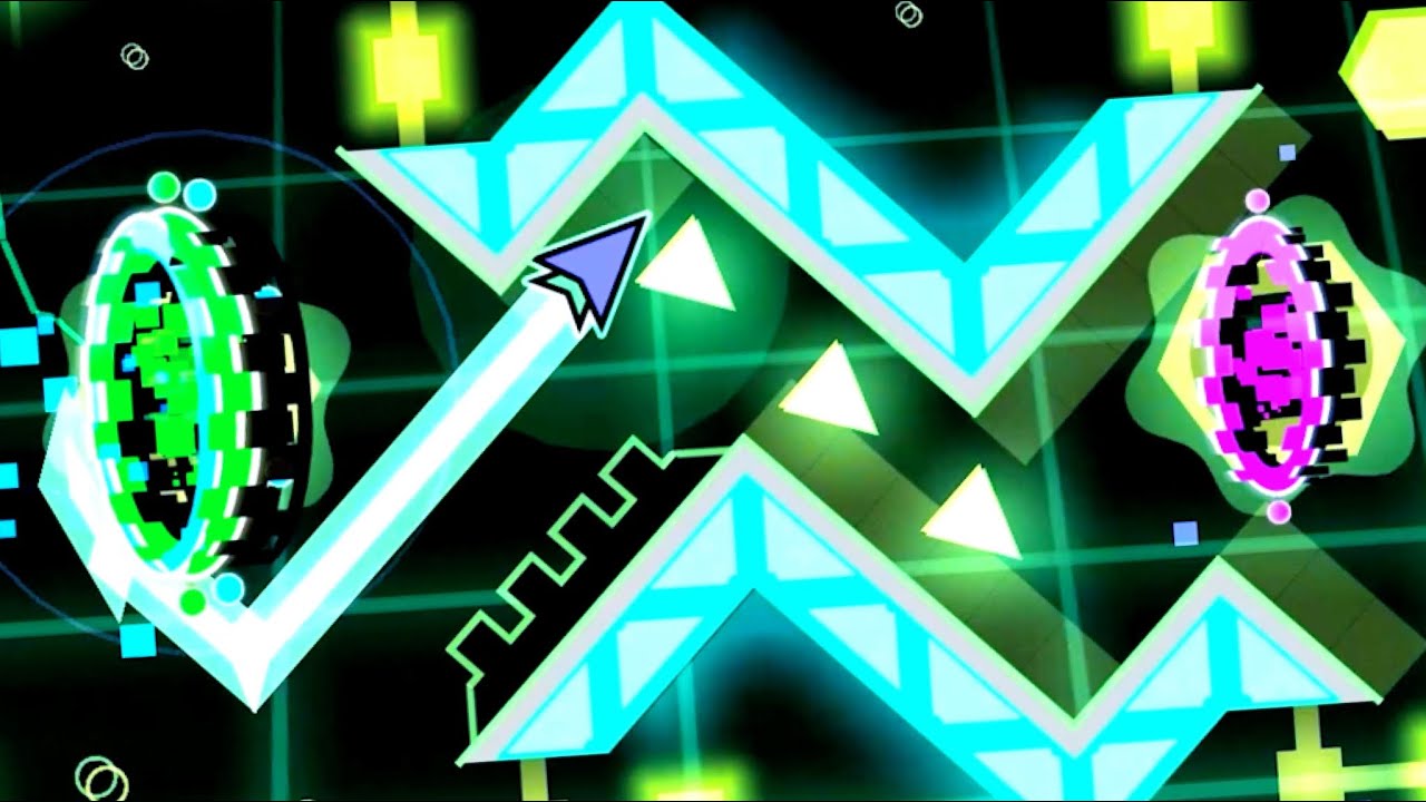 (Extreme Demon) "Sky tech" 100% by Giron & Licen (all coins) | Geometry ...
