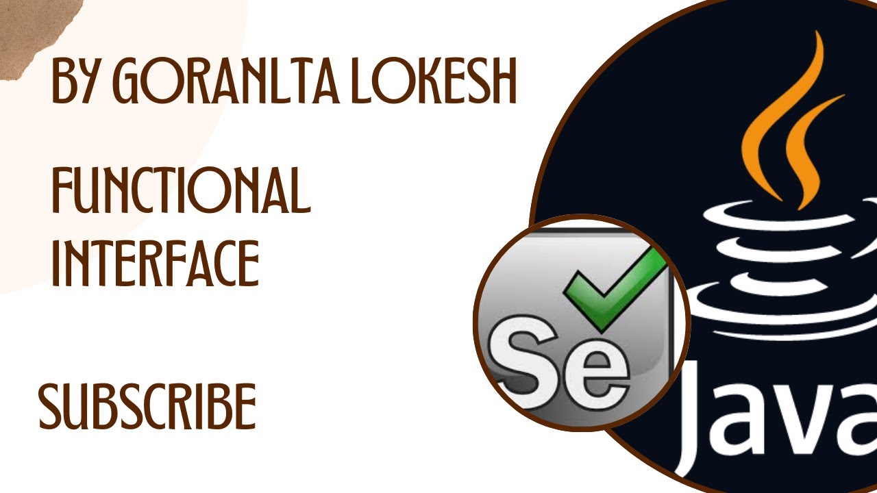 Part 5: Use Functional Interface in Selenium Java | #java #selenium ...