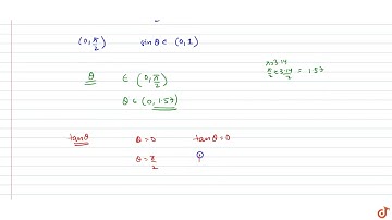 Prove that  `sin theta lt theta lt tan theta` for `theta in (0,pi/2)`.