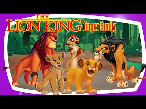 Finger Family The Lion King Nursery Rhyme