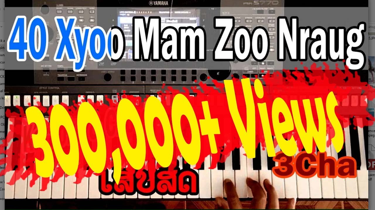 40 xyoo mam zoo nraug Version 2021 KARAOKE ເສບສົດ instrumental