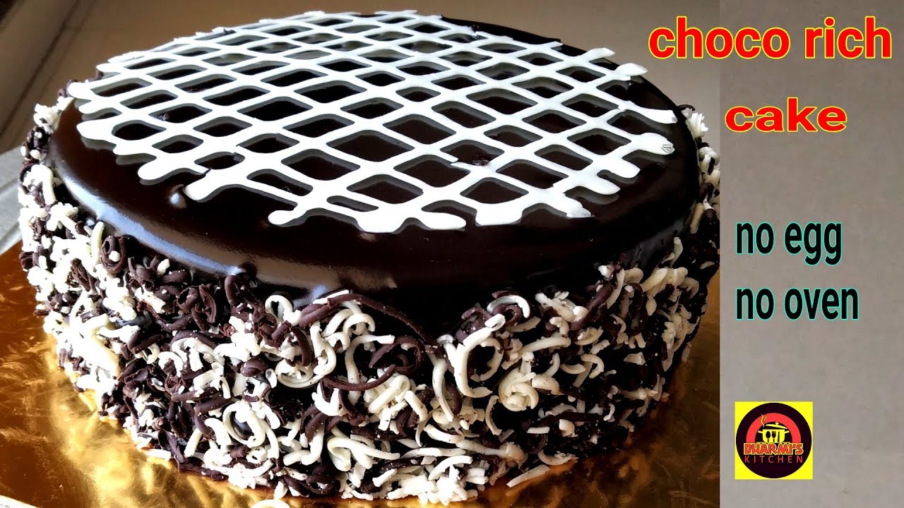 MOIST CHOCO RICH CAKE IN PAN बिना ओवन बर्थडे केक घर पर बनाने का सबसे आसान तरीका टिप्स के साथ।