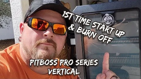 1st Burn off for the Pro Series Vertical smoker