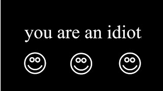 *sen bir aptalsın you are an idiot* virüsünü açtım!