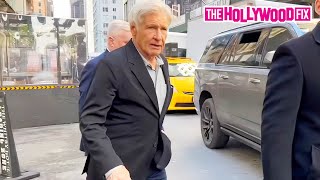 Harrison Ford Is Not In The Mood To Deal With Fans While Out & About In New York City