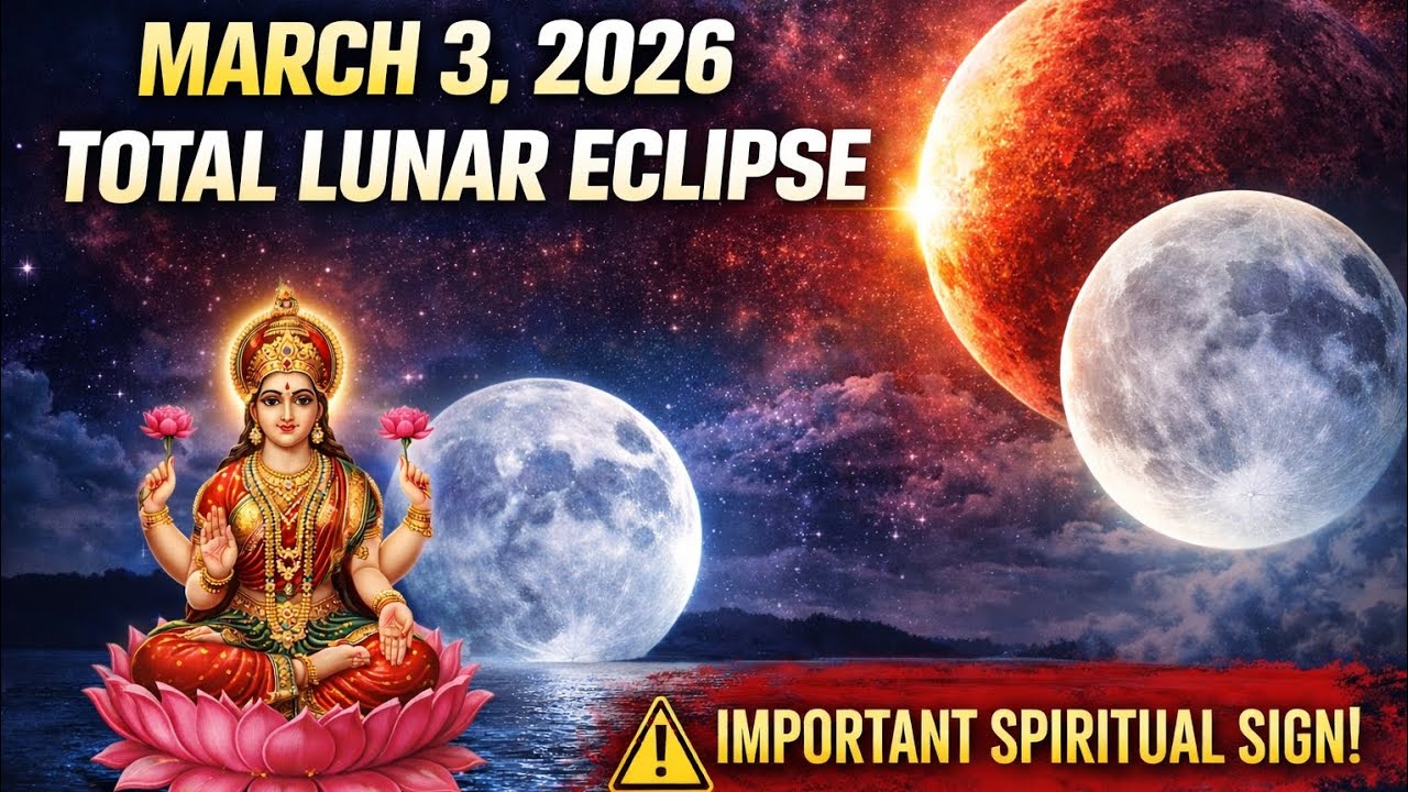 మార్చి 3, 2026 పౌర్ణమి రోజున సంపూర్ణ చంద్రగ్రహణం – తప్పక తెలుసుకోండి!