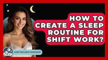 How To Create A Sleep Routine For Shift Work? - Sleep Wellness Workshop