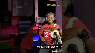 Talking Drum rythms for learning, I hope you find it useful 🙏. #youtubeshorts #ayandeola #alujo #