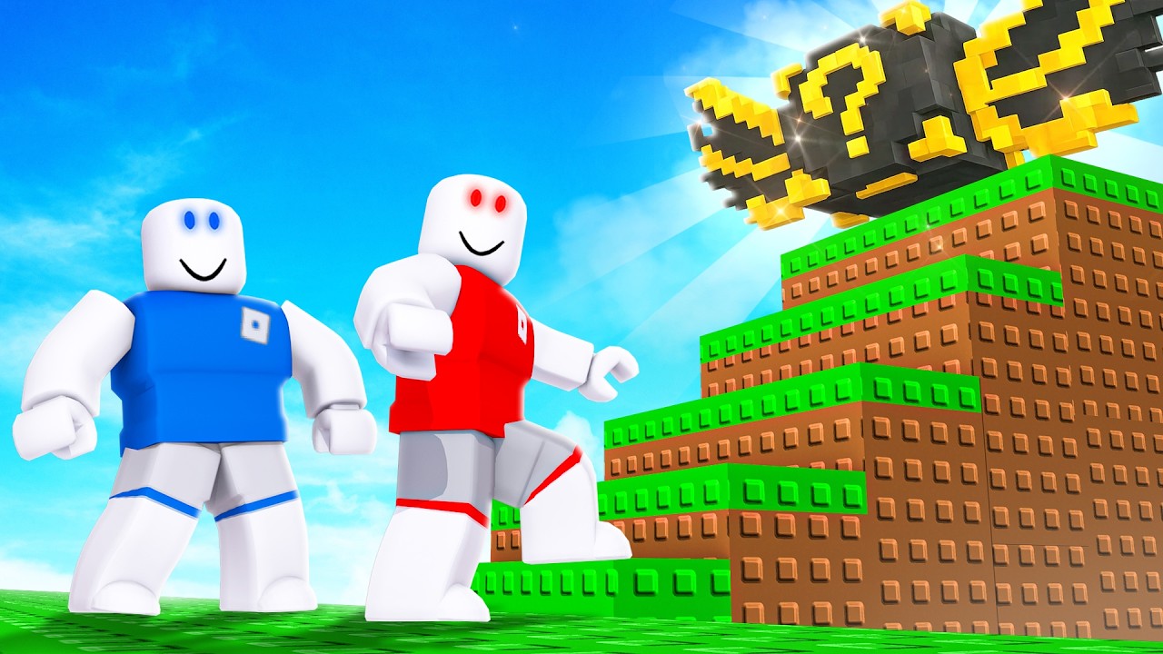 ROBLOX JUMP TO STEAL LUCKY BLOCKS...