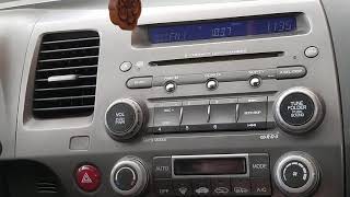 Honda Civic 4D приятная фишка с аудиосистемой