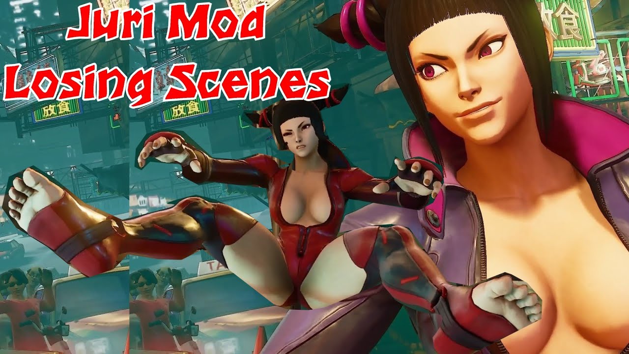 Juri Mod Losing Scenes Juri Barefoot Mod Street Fighter V Barefoot Losing Scenes ストvアンテナ