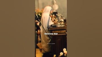 Thumbnail of True Meaning of Selfless Service by Mother Teresa #motivation #selfimprovement #inspiration