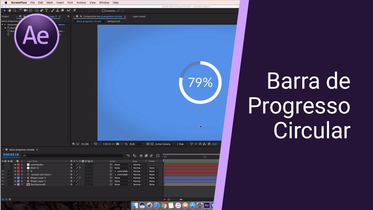 Barra de Progresso Circular - Tutorial After Effects - YouTube