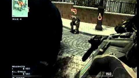 MW3 Wii Survival gamplay on Resistance (First Game)