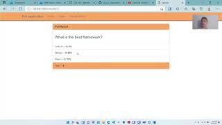 Polling Webapp in Django