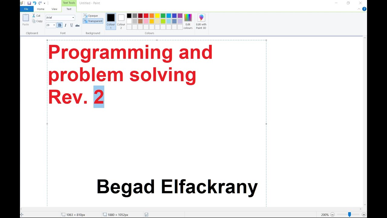 Programming and Problem Solving Revision 2 (7-8) - YouTube